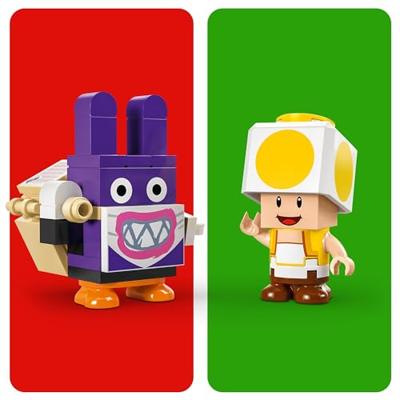 Lego super mario 71429 uitbreidingsset: nabbit bij toads winkeltje