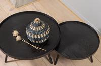 Woood Mesa bijzettafel Ø60 cm Zwart - thumbnail
