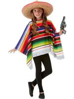 Mexicaanse poncho kind - thumbnail