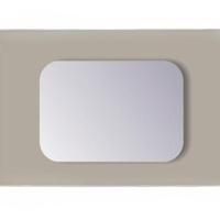 Spiegel Rechthoek Sanicare Q-Mirrors Afgeronde Hoeken 60x120 cm PP Geslepen Incl. Ophanging Sanicare - thumbnail