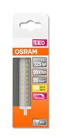 OSRAM 4058075432550 LED-lamp Energielabel E (A - G) R7s Ballon 15 W = 125 W Warmwit (Ø x l) 29 mm x 118 mm 1 stuk(s) - thumbnail
