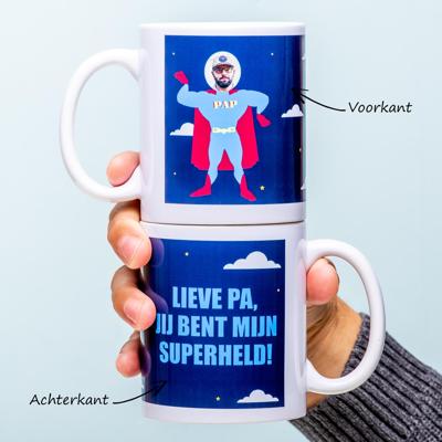 Gepersonaliseerde Fotomok Superheld