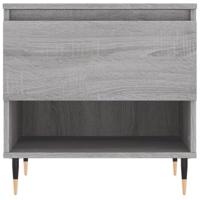 Salontafels 2 st 50x46x50 cm bewerkt hout grijs sonoma eiken - thumbnail