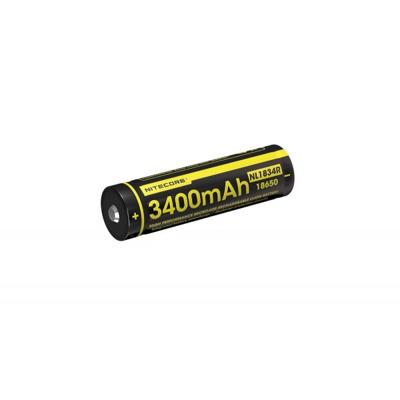 Nitecore 18650 NL1834R Li ion 3400mAh 3.6 volt + USB-C aansluiting