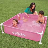 Intex 57172NP Wet Set Collection Mini Frame Pool 122x122 cm Roze - thumbnail