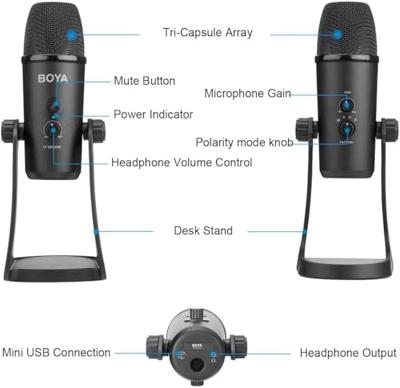 Boya BY-PM700 USB Studio microfoon - thumbnail