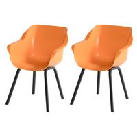 Sophie Elements dining armstoel Zwart Orange India - thumbnail