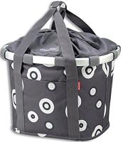 RIXEN & KAUL shoppertas "bikebasket" shopping bag r&k bikebasket bubbles anthr. - thumbnail