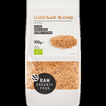 Raw Organic Food Lijnzaad Blond 300 g bij Jumbo Raw Organic Food Lijnzaad Blond 300 g bij Jumbo