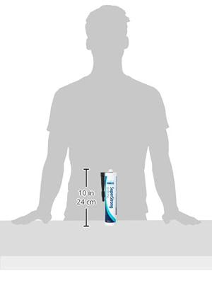 Aquaforte Superstrong MS Polymeer Kit/Lijm - Zwart 290ml, UV-/Overschilderbaar - thumbnail