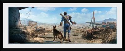 Fallout Framed Print - Sole Male Survivor (30x75cm) Fallout Framed Print - Sole Male Survivor (30x75cm)