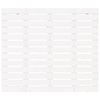 Hoofdbord wandmontage 96x3x91,5 cm massief grenenhout wit Hoofdbord wandmontage 96x3x91,5 cm massief grenenhout wit