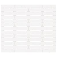 Hoofdbord wandmontage 96x3x91,5 cm massief grenenhout wit - thumbnail