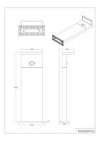Trio Hybride solar 60cm lampBlyde - 553569142 - thumbnail
