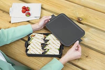 Brabantia Make & Take lunchbox plat, kunststof light grey - thumbnail