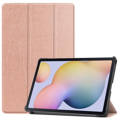 3-Vouw sleepcover hoes - Samsung Galaxy Tab S7 / Tab S8 - Rose Goud 3-Vouw sleepcover hoes - Samsung Galaxy Tab S7 / Tab S8 - Rose Goud