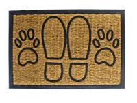 Deurmat Kokos-Rubber Voeten en Pootjes - 40 x 60 cm - thumbnail