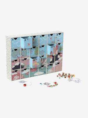 Adventskalender met FSC® houten speelgoed ecru