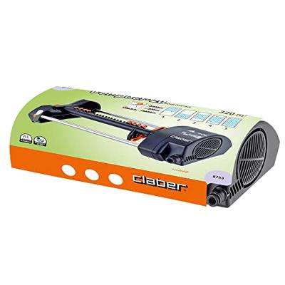 Claber Zwenksproeier Compact 20 Aqua Control - Precieze Tuinbesproeiing, 20 Instelbare Gaatjes