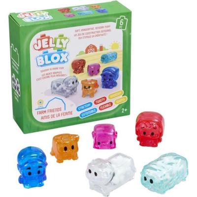 Farm Friends Set - Bouwspel - JELLY BLOX - GOLIATH - Zachte en flexibele stenen - Vanaf 2 jaar