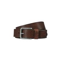 JACK & JONES leren riem JACGRANT donkerbruin - thumbnail