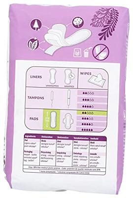 Natracare Maxi Pads Regular Maandverband 14st - thumbnail