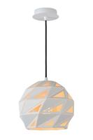 Lucide MALUNGA - Hanglamp - Ø 25 cm - 1xE27 - Wit - thumbnail