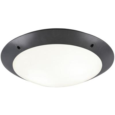 Moderne Waterdichte LED Plafondlamp Badkamer - IP54 - E27 Fitting - Mat Antraciet