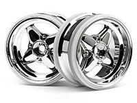 Mx60 4 spoke wheel chrome (3mm offset/2pcs) - thumbnail