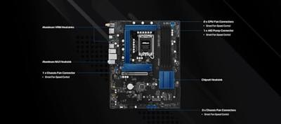 Moederbord Intel Asrock B860M Pro-A WiFi Moederbord Intel Asrock B860M Pro-A WiFi