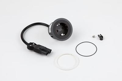 Bachmann 926.000 Stopcontact (onderbouw) Aanraakbeveiliging IP20 Zwart