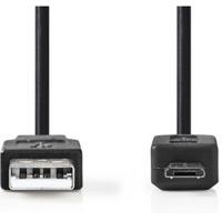 Nedis USB-Kabel | USB-A Male naar USB Micro-B Male | 480 Mbps | 5 m | 1 stuks - CCGP60500BK50 CCGP60500BK50 - thumbnail