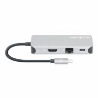 Manhattan 130615 USB-C dockingstation Geschikt voor merk (dockingstation): Universeel USB-C Power Delivery - thumbnail