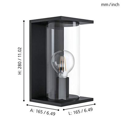 Eglo Zwarte buitenlampCascinetta - 98713