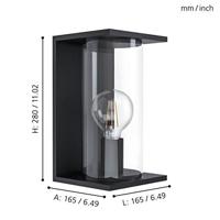 Eglo Zwarte buitenlampCascinetta - 98713 - thumbnail