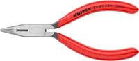 Vlakrondbektang lengte 125 mm vlak/rond recht gepolijst kunststof mantel KNIPEX - thumbnail