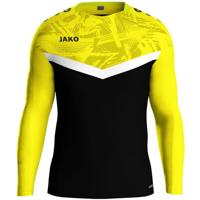 JAKO 8824K Sweater Iconic Kids - Zwart/Zachtgeel - 164 - thumbnail