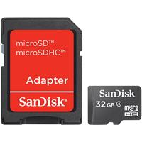 SanDisk SDSDQB-032G-B35 microSDHC-kaart 32 GB Class 4 Incl. SD-adapter - thumbnail