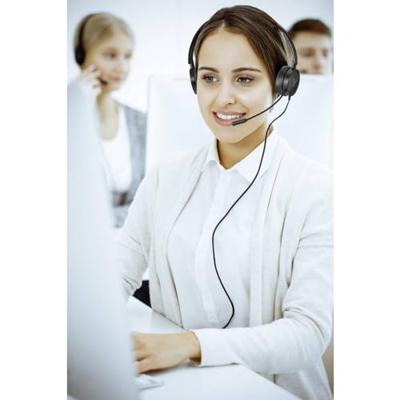 Renkforce RF-HS-360 On Ear headset Kabel Stereo Zwart Volumeregeling, Microfoon uitschakelbaar (mute) Computer