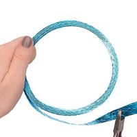 Vaessen Creative • aluminiumdraad crocodile 1,5cmx0,5mmx3m turquoise - thumbnail