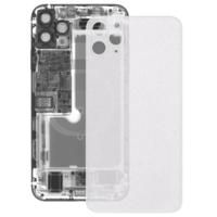 Transparante Frosted Glass batterij achtercover voor iPhone 11 Pro (transparant) - thumbnail