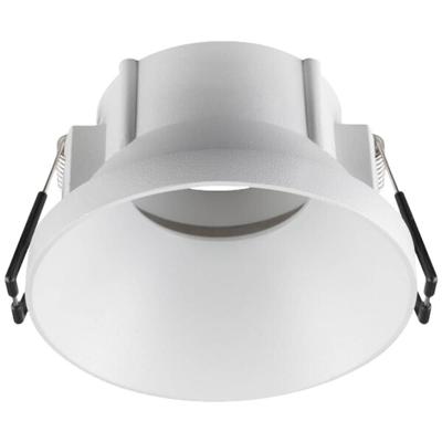 SLV InbouwringNew Tria 75 rond wit - verdiept met kraag - zonder fitting - 1007450