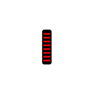 RRP Proguard cable tie - rear - sticker - red