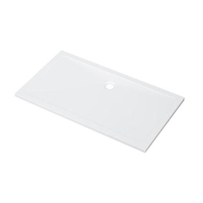 ZEZA Selva Douchebak - 100x90x4cm - rechthoek - Acryl - glans wit P1910A