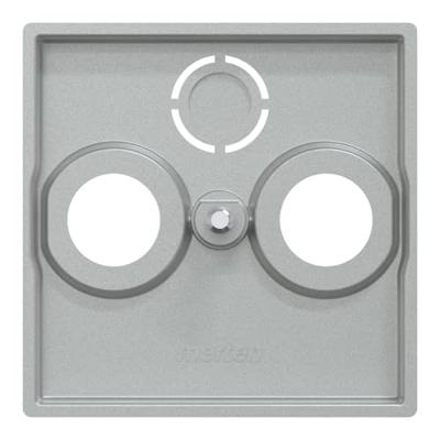 Merten 297560 Afdekking System M Aluminium 1 stuk(s)