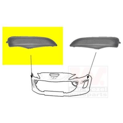 BUMPERLIJST RECHTS BUMPER -4/11 Primer 4042586