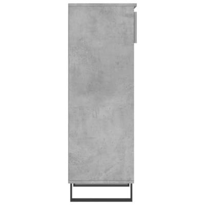 VidaXL Schoenenkast 40x36x105 cm bewerkt hout betongrijs