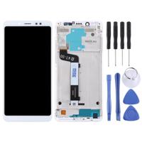 LCD-scherm en digitizer volledige assemblage met frame voor Xiaomi Redmi Note 5/Note 5 Pro (wit) - thumbnail