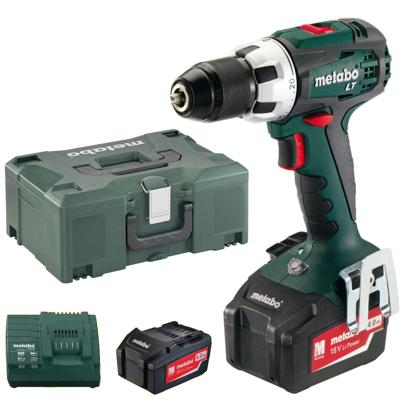 Metabo bs 18 lt schroefboormachine | 18v 2x 4.0ah li-ion - 602102500