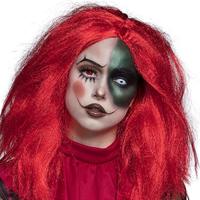 Duo 3-Maandslenzen Creepy Clown Rood en Wit - thumbnail